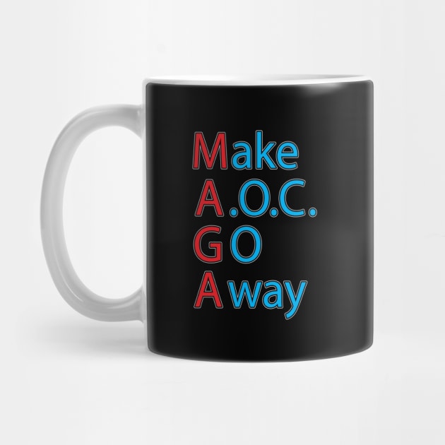 Funny Make AOC Go Away Anti Socialist Green Deal by stockwell315designs